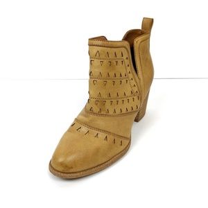 Sofft Eurosoft Tan Sarita Perforate Ankle Bootie